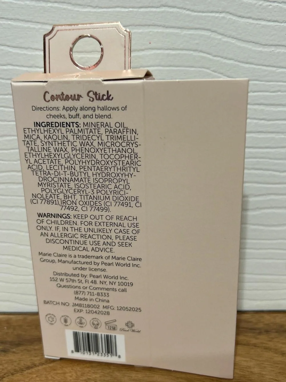 ⚠️ 5/25: Marie Claire Contour Stick - Warm Brown